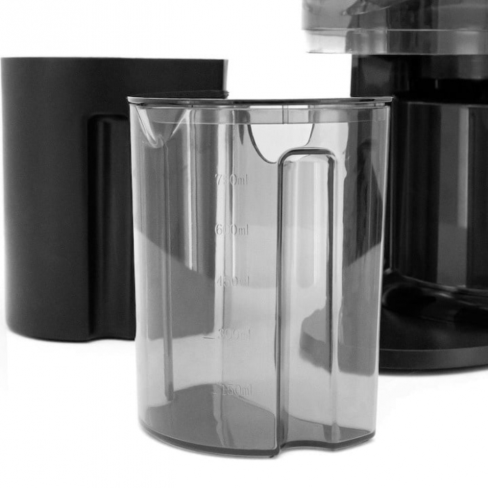 Storcator de fructe si legume, VIVAX AJ-800, putere 800 W, diametru tub 7.5 cm, recipiente de suc si pulpa, Inox, Argintiu [3]