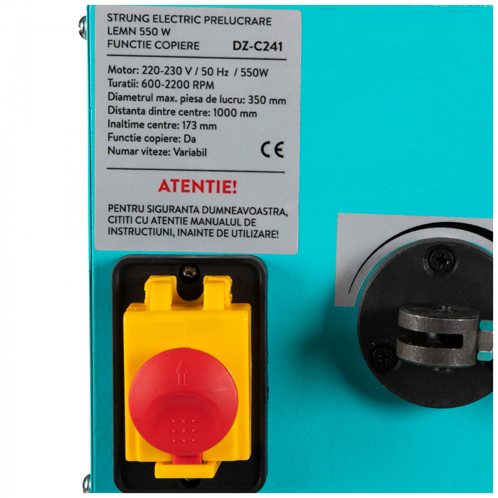 Strung electric pentru prelucrare lemn DETOOLZ, DZ-C241, 550W cu functie de copiere [5]