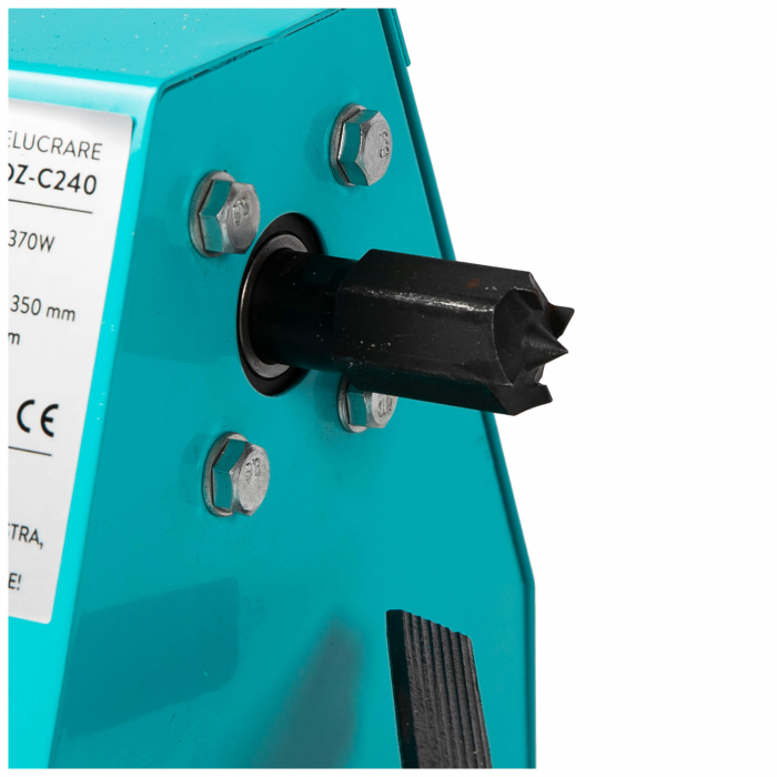 Strung electric pentru prelucrarea lemnului  Detoolz DZ-C240, putere 350W, 4 viteze, turatie 2150 rpm [4]