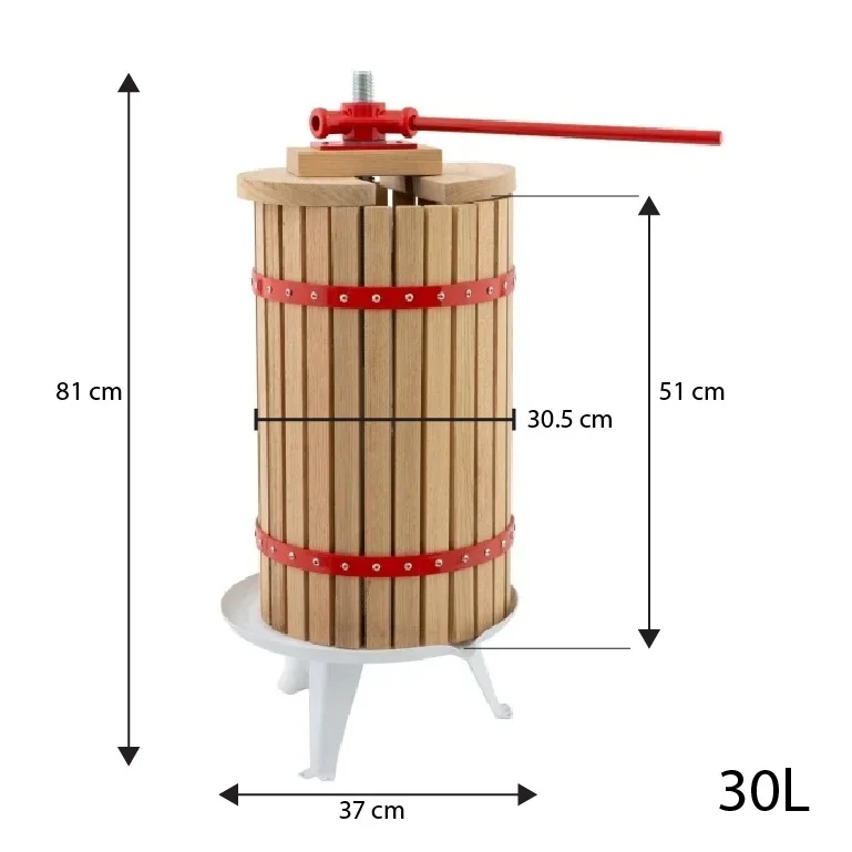 Teasc Manual de Lemn pentru Struguri, 30L, 180kg/h [2]