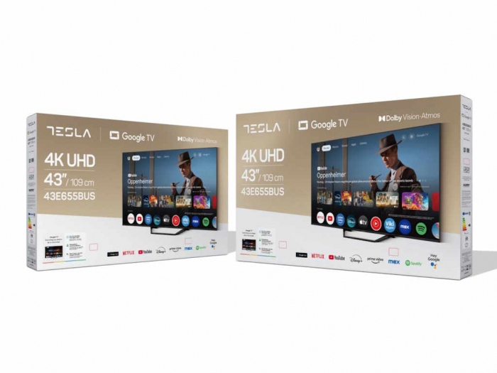 Televizor LED Tesla 43E655BUS, 43", 4K UHD, Google TV, HDR10, DVB-T2/C/S2, 3x HDMI, 2x USB, Negru [6]