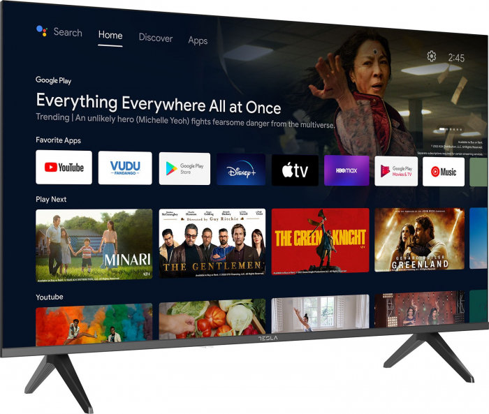 Televizor Smart LED Tesla 43E635BFS, 109 cm, Full HD, Android TV 11, Clasa energetica E, Negru [3]