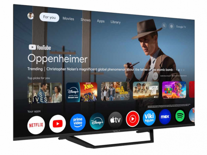 Televizor Smart Tesla 50E655BUS, 50", UHD 4K, Google TV, HDR10, DVB-T2/C/S2, 3x HDMI, 2x USB, Negru [8]