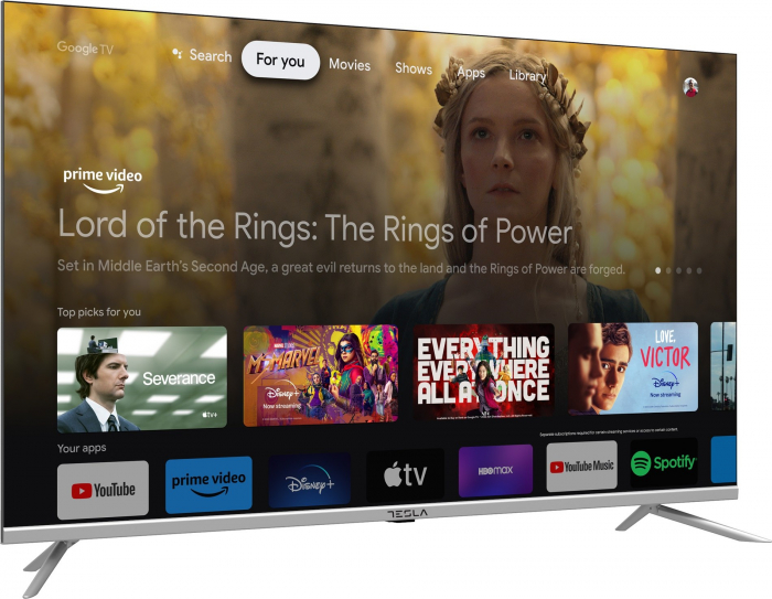 Televizor Tesla LED 43S635SFS, 108 cm, Smart Google TV, Full HD, Clasa energetica E, Gri [2]
