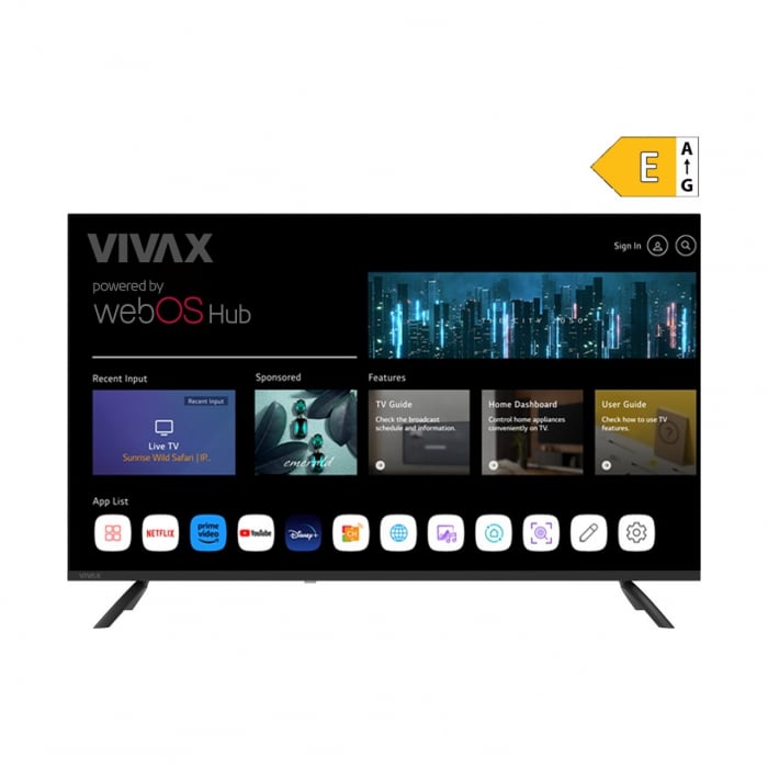 Televizor VIVAX LED 43LE110WO, 108 cm, Smart, Full HD, Clasa E, WiFi, CI+ (Model 2025) [7]