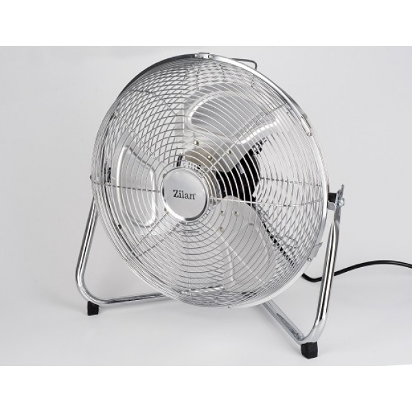 Ventilator inox cu suport Zilan ZLN-2348, Putere 50 W, Diametru 36 cm, 3 trepte ventilare, Unghi de inclinare reglabil [2]