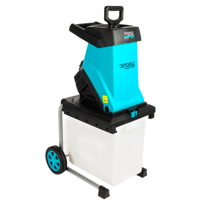 Tocator de crengi si resturi vegetale, putere 2800W, diametru maxim de taiere 45mm, container 50L [5]