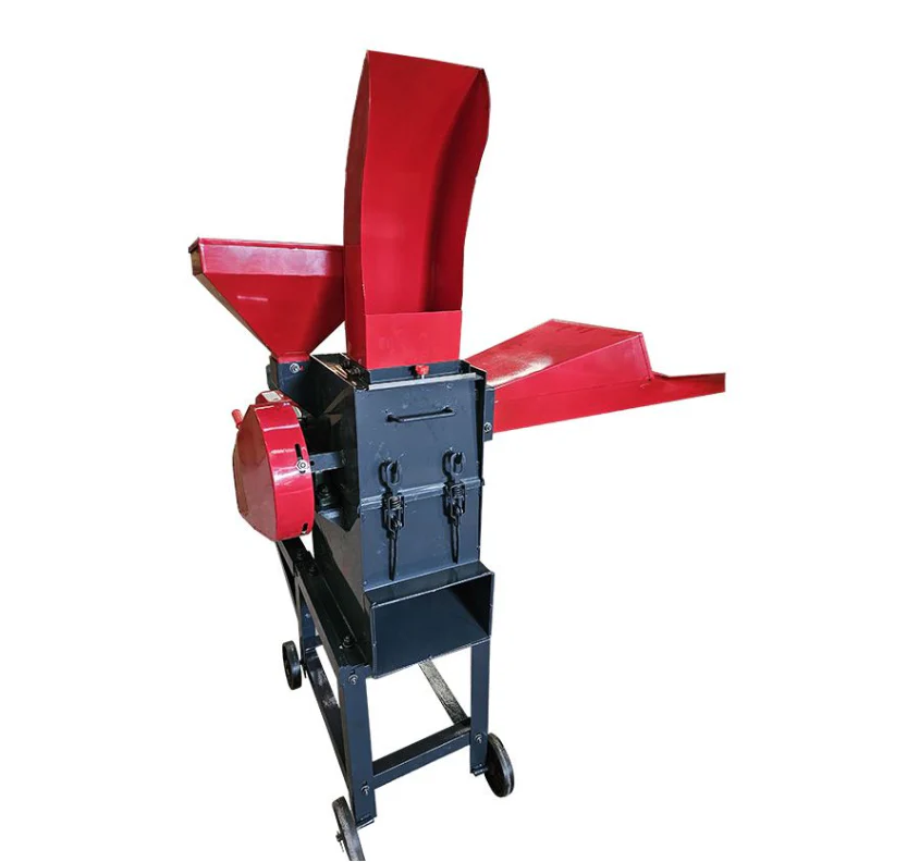 Tocator furaje MS-400-24H, motor pe benzină 7.5 CP, 5 discuri, 32 ciocănele, 33 cuțite, capacitate 1500 kg/h [2]