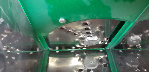 Razatoare fructe Vinita, manuala + fulie atasare motor, Cuva inox [7]