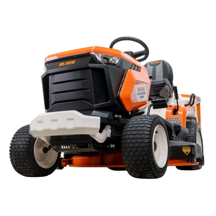 Tractor de tuns gazon RURIS RX EXPLORER 1700H, motor 19 CP Loncin, 432cc, transmisie hidrostatică, lățime tăiere 102 cm, colector 280L, pornire electrică, LED, 4x2, benzină, profesional [2]