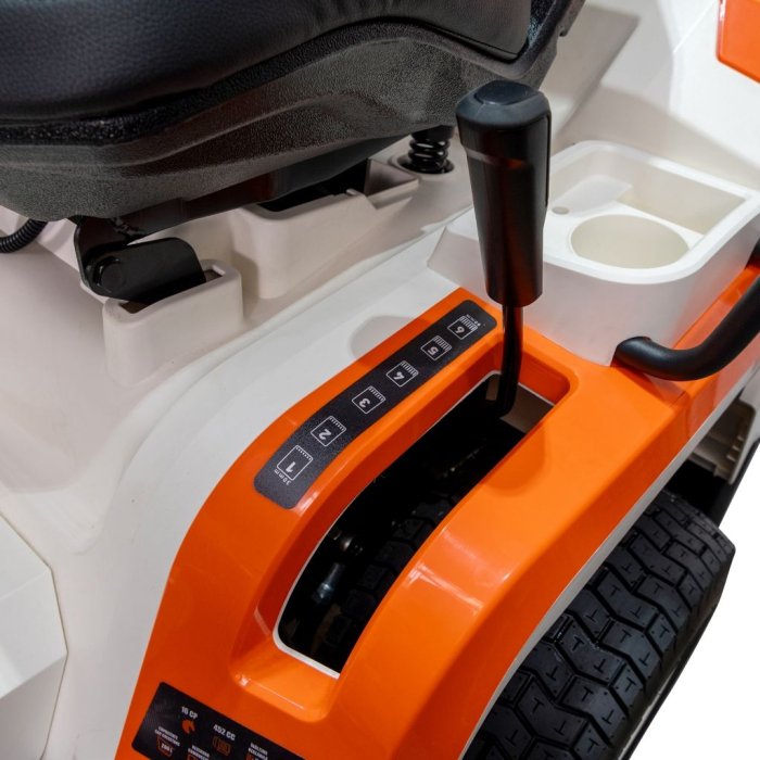 Tractor de tuns gazon RURIS RX EXPLORER 920M, motor 16 CP Loncin, 452cc, transmisie mecanică, lățime tăiere 92 cm, colector 280L, pornire electrică, LED, 4x2, benzină, profesional [9]