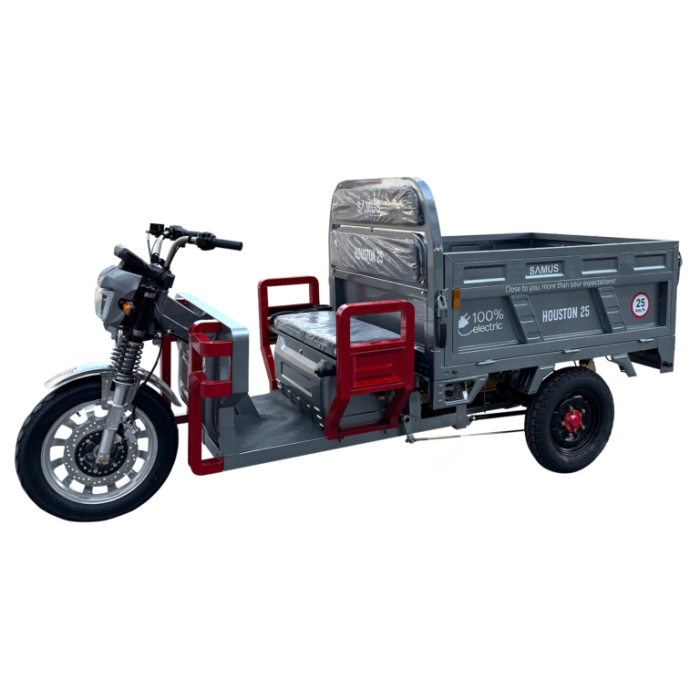 Triciclu electric cargo Houston-25-1.5-72V45 Silver [3]