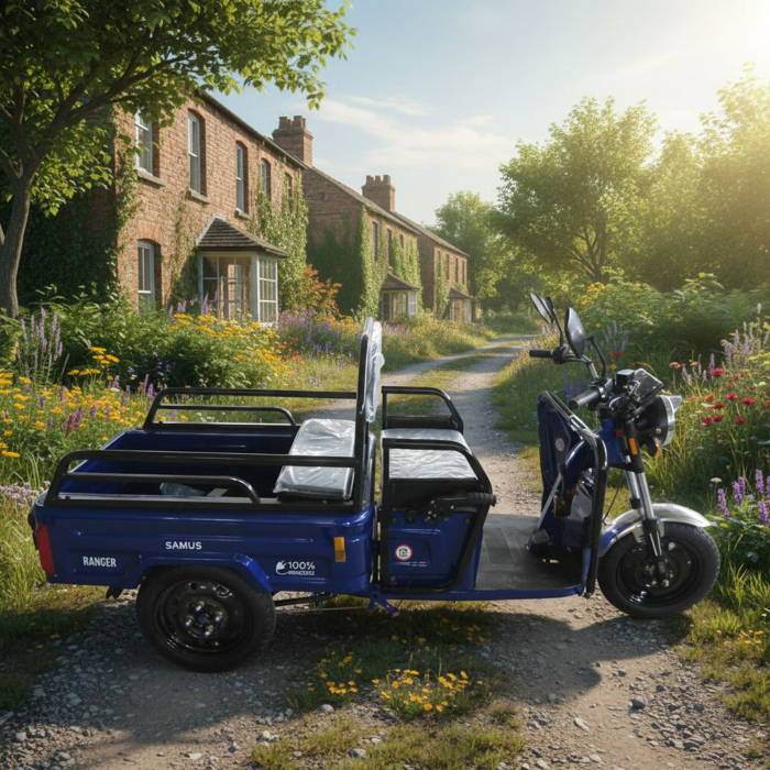 Triciclu electric cargo Samus Ranger-25-1.1-72V32 Blue [9]