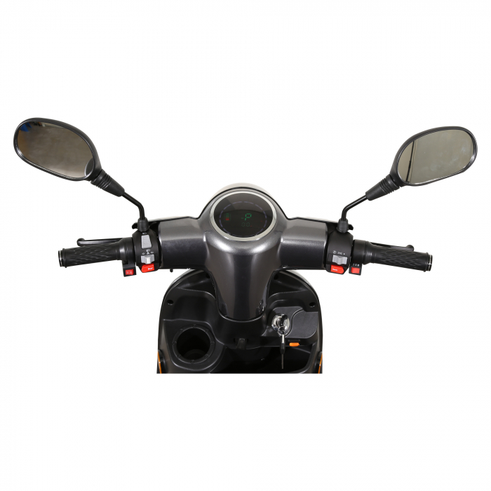 Triciclu electric Samus Arizona 3R1 1000W 60V 20Ah Autonomie 52 km 3 viteze Argintiu [14]