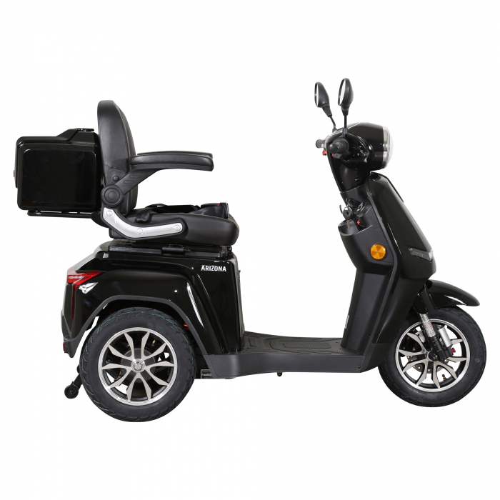 Triciclu electric Samus Arizona 3R1 1000W 60V 20Ah Autonomie 52 km 3 viteze Negru [4]