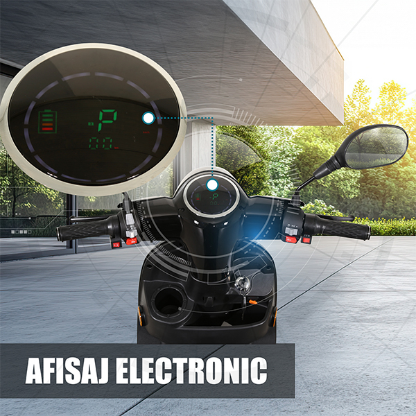 Triciclu electric Samus Arizona-3R1-10T1000-60V20 Black [23]