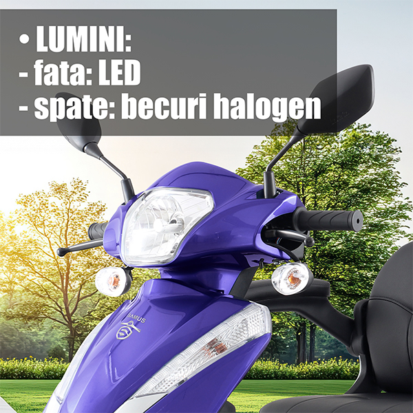 Triciclu electric Samus Dallas-3R1-10T1000-60V20-Blue [7]