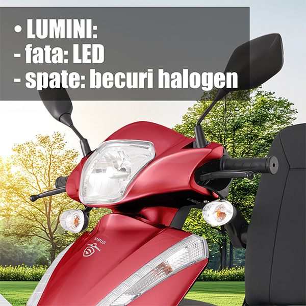 Triciclu electric Samus Dallas-3R2-10T1000-60V20-Red [6]