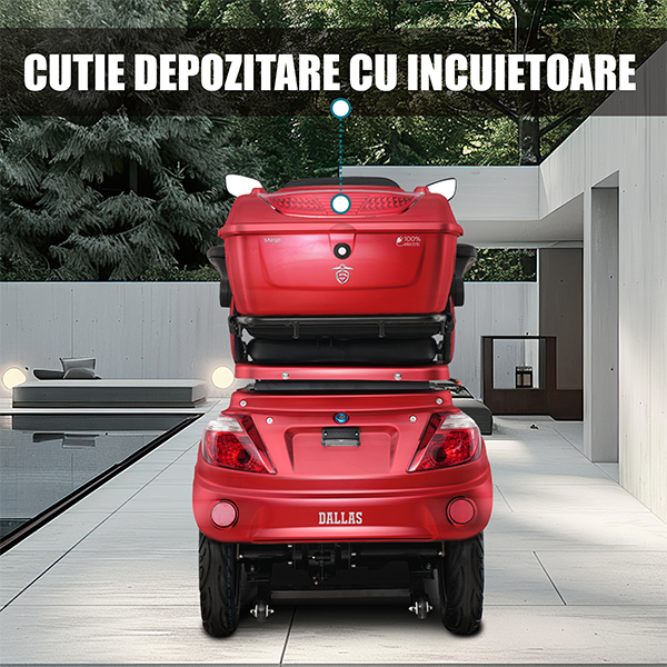 Triciclu electric Samus Dallas-3R2-10T1000-60V20-Red [8]