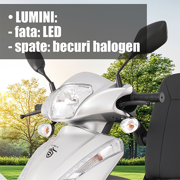 Triciclu electric Samus Dallas-3R2-10T1000-60V20-Silver [9]