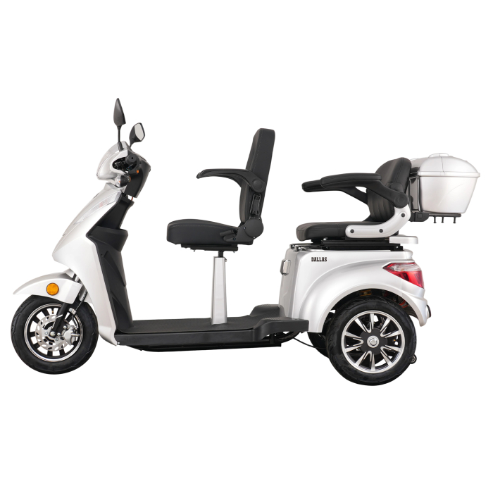 Triciclu electric Samus Dallas-3R2-10T1000-60V20-Silver [3]