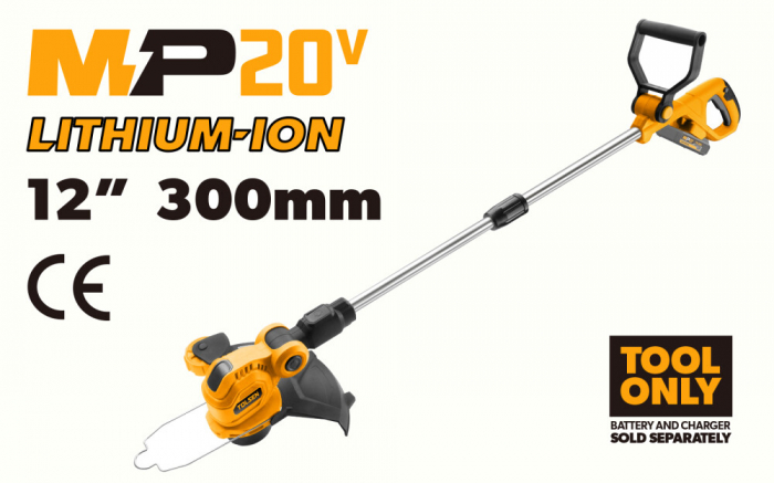 Trimmer tolsen pe acumulator li-ion, 20 v, 200w, 300mm, mp20v, 7500 rot/min [2]