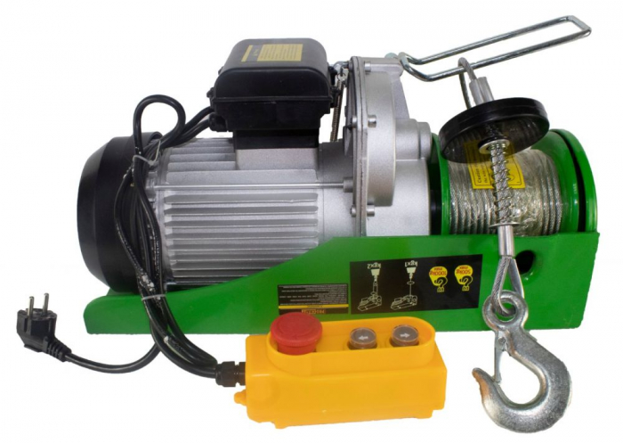 Troliu electric palan Procraft TP1000, 1600W, cu kit montare Greutate 1000kg [4]