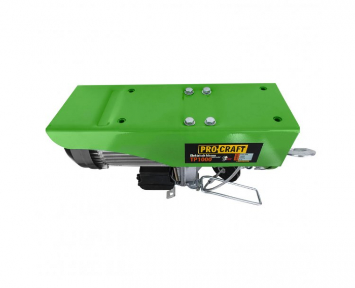 Troliu electric palan Procraft TP1000, 1600W, cu kit montare Greutate 1000kg [2]