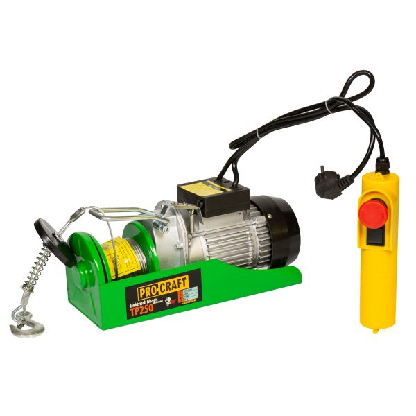 Troliu electric palan Procraft TP250, 510W, cu kit montare Greutate 250kg [5]