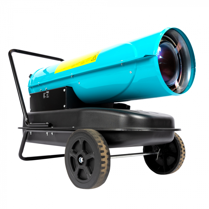 Tun de caldura pe motorina Detoolz, 30kW, 720 m3/h, 35L, cu roti de transport [5]