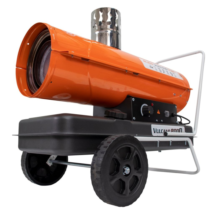 Tun de căldură pe motorină VULCANO 8000, 20kW, 68.240 BTU, debit aer 600 mc/h, rezervor 24L, consum 2L/h [2]