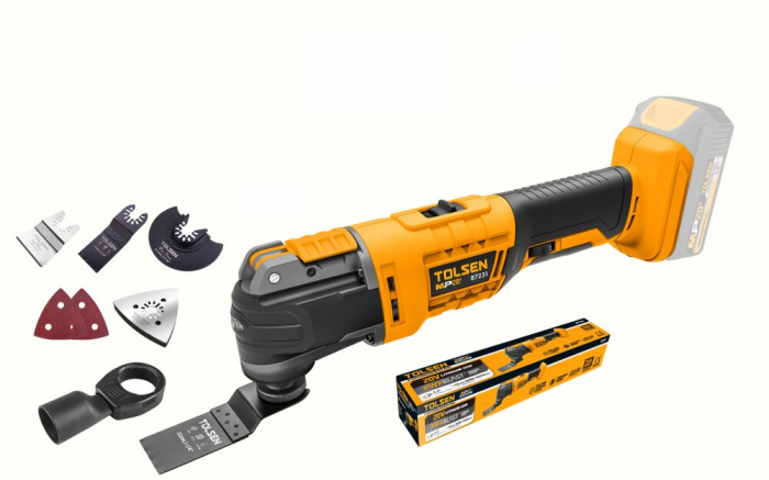 Unealta multifunctionala pe acumulator, MP20V - 20V, 4 Ah, Tolsen [4]