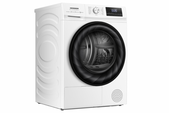 Uscător de rufe cu pompă de căldură Heinner HHPD-HMY80IVFC+++, 8 kg, Motor Inverter, Clasa C, 15 Programe, Display Digital, Alb [5]