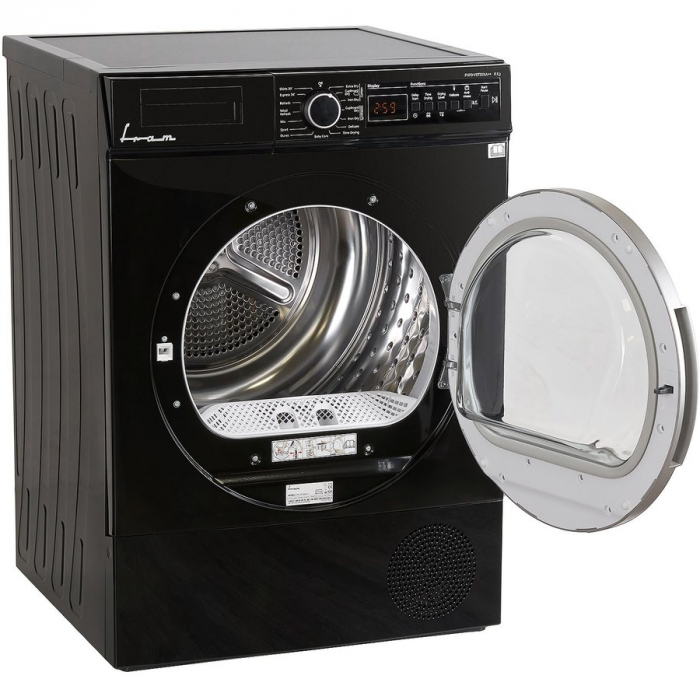 Uscator de rufe Fram FHPD-V8T2BKA++, Pompa de caldura, 8 kg, Clasa A++, Iluminare cuva, Start intarziat, Anti-sifonare, Negru [5]