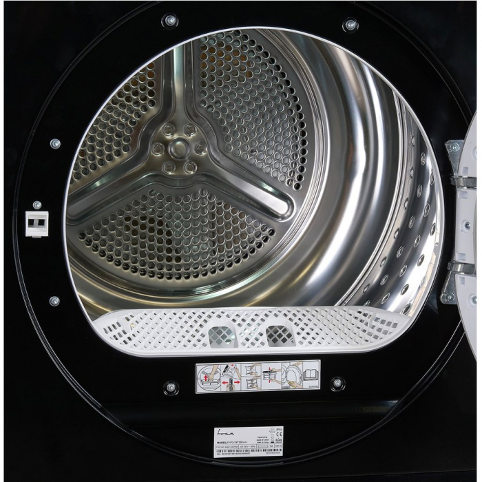 Uscator de rufe Fram FHPD-V8T2BKA++, Pompa de caldura, 8 kg, Clasa A++, Iluminare cuva, Start intarziat, Anti-sifonare, Negru [2]