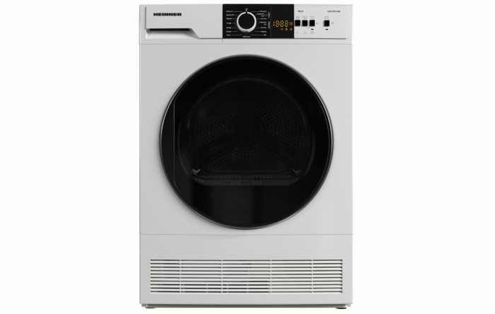 Uscator de rufe Heinner HCD-V8T1CHB, 8 kg, 15 programe, Clasa B, Display LED, Lumina cuva, Indicator curatare filtru scame, Blocare acces copii, Alb [3]