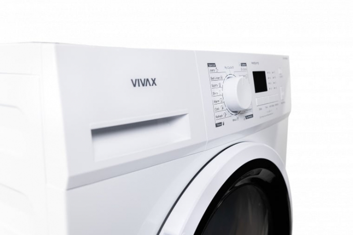 Uscator de rufe VIVAX CDR-0816SHP, Pompa de caldura, 8 kg, Clasa A++, Display LED, Start intarziat, Anti-sifonare, Uscare ajustabila, 16 programe, Alb [2]