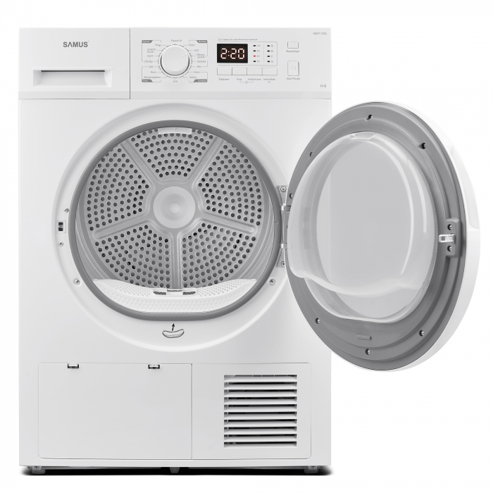 Uscator rufe Samus SGDP1024 Pompa de Caldura 10 kg 16 Programe Clasa D Alb Afisaj Electronic [4]