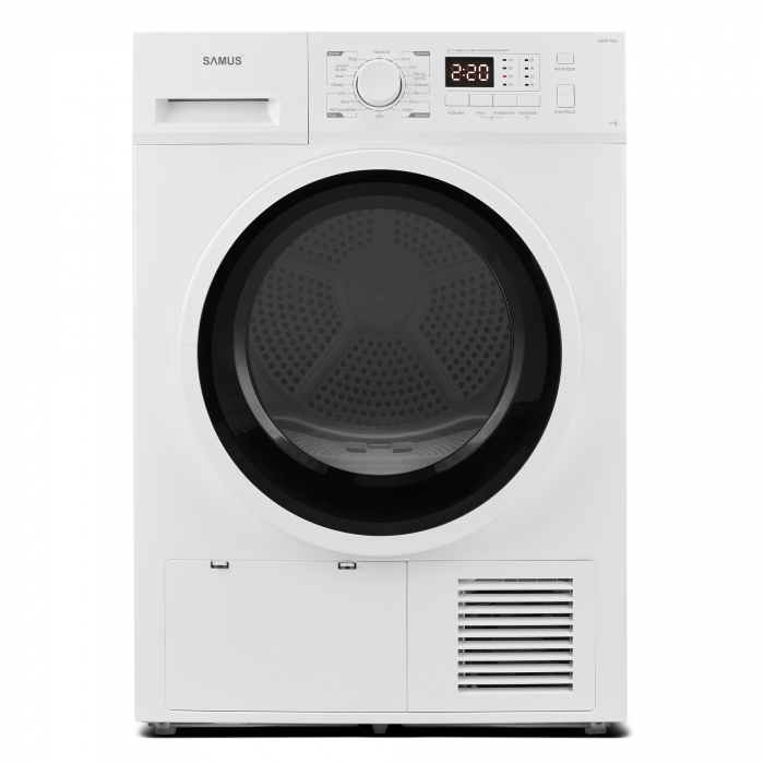 Uscator rufe Samus SGDP924 Pompa de Caldura 9 kg 16 Programe Afisaj Electronic Clasa D Alb [2]