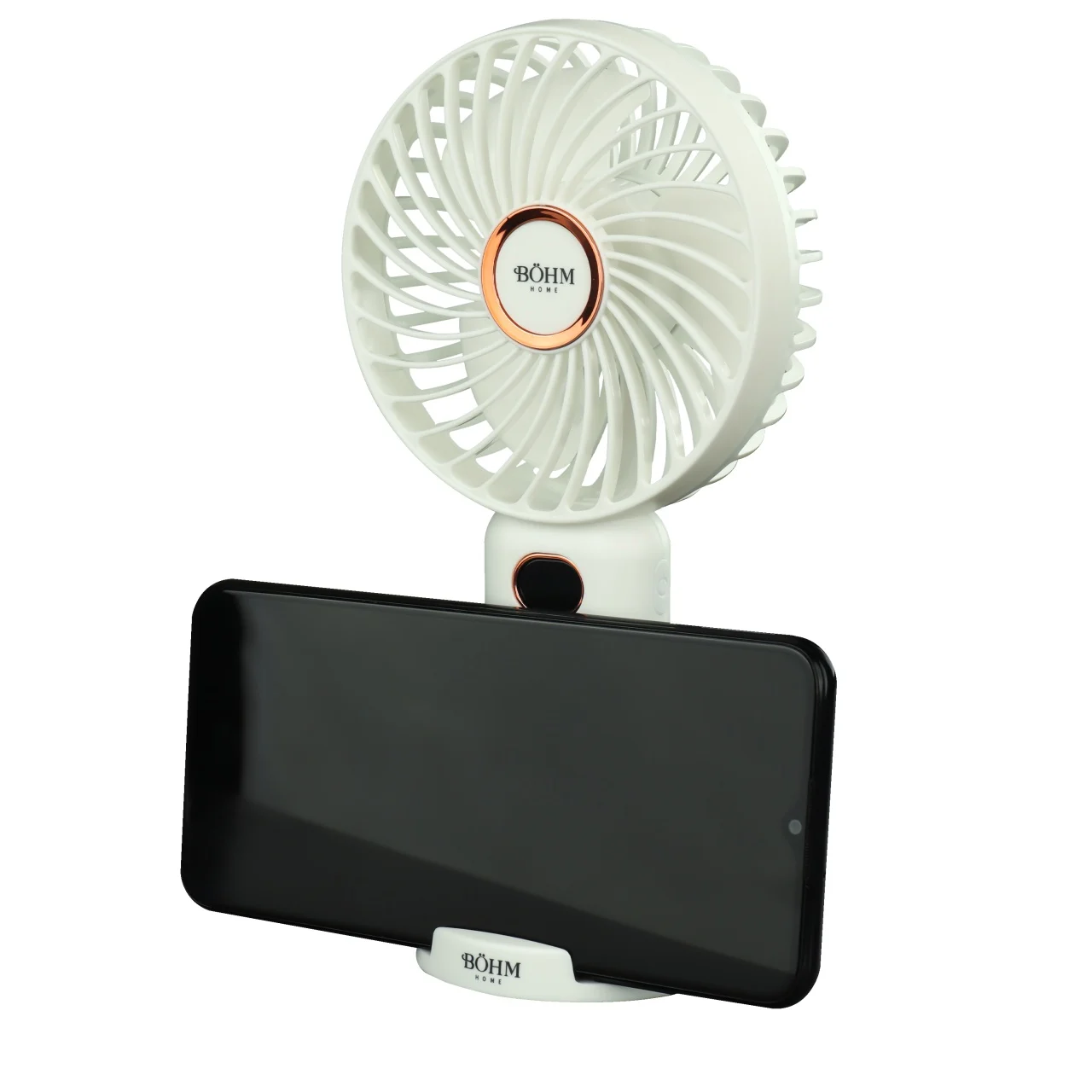 Ventilator Portabil, 5 viteze, cu USB și Acumulator 1200mAh, BÖHM BSF-F11 [2]