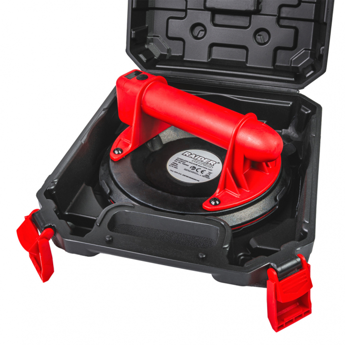 Ventuza electrica cu acumulator pentru gresie si faianta, 180kg, 205mm 3,7V 2Ah cutie RD-CSC01 [4]