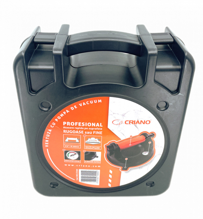 Ventuza Profesionala cu pompa de vid pentru manipulare placi rugoase sau fine Ã˜200mm, 150kg - CNO-CV200 [3]