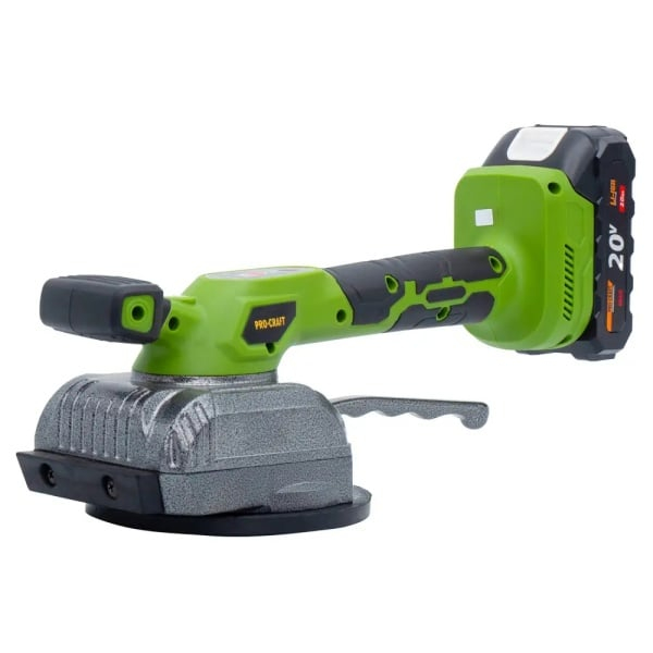 Ventuză vibranta pentru gresie pe acumulator PROCRAFT PTM20 1 x acumulator 20V/2Ah, 15.000 vibrații/min [5]
