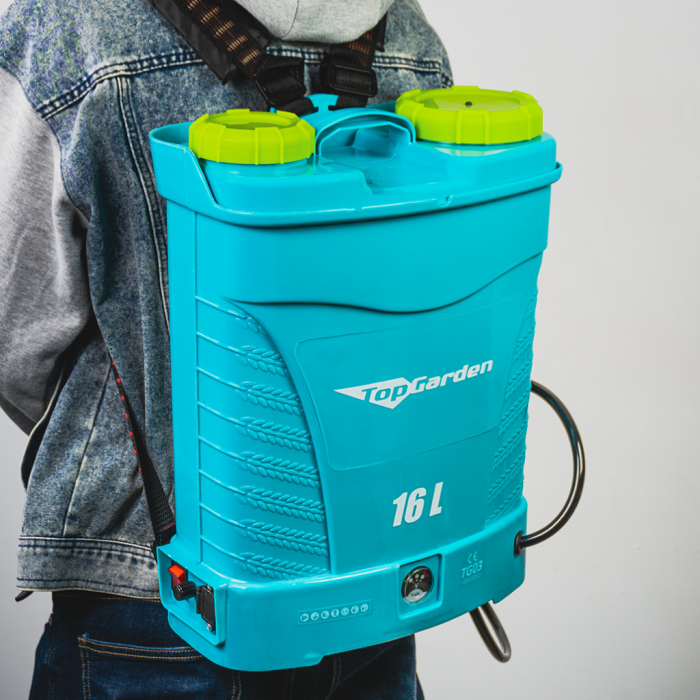 Vermorel cu acumulator 12V/8Ah, 5.5 bari, 16L Top Garden [4]
