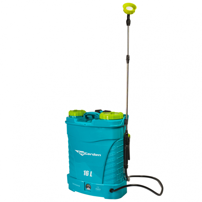 Vermorel cu acumulator 12V/8Ah, 5.5 bari, 16L Top Garden [6]