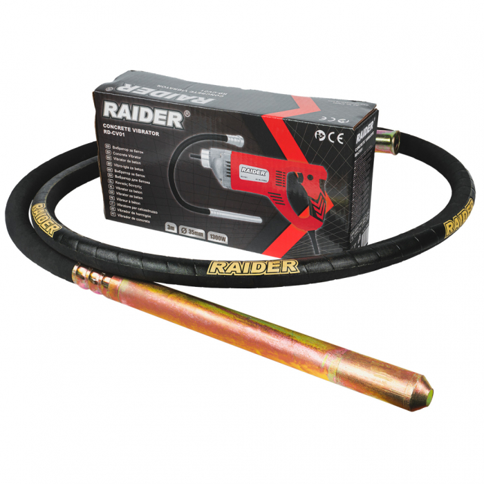 Vibrator electric pentru beton1300W 3m Ø35mm RD-CV01 [2]