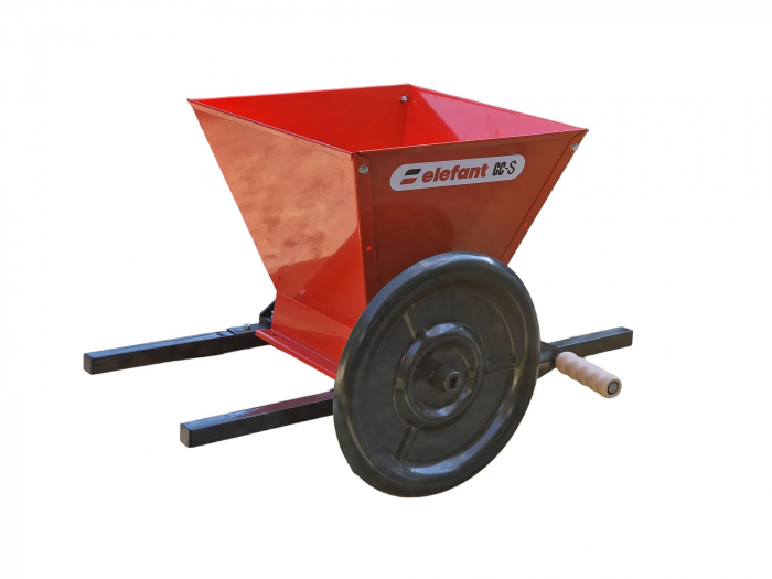 Zdrobitor manual de struguri GC-S de la ELEFANT, cuva de 30 L, tambur din aluminiu [7]