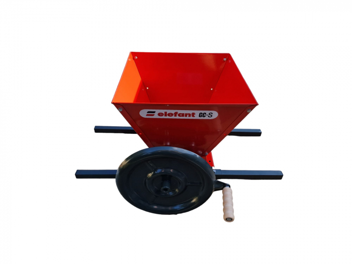Zdrobitor manual de struguri GC-S de la ELEFANT, cuva de 30 L, tambur din aluminiu [5]