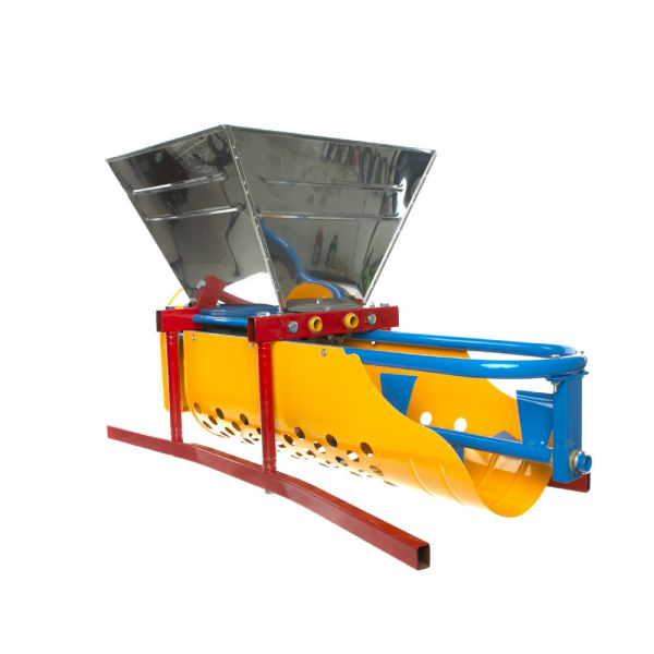 Zdrobitor si Desciorchinator manual Micul Fermier, cuva de INOX, productie 300 KG/H, GF-1437 [27]