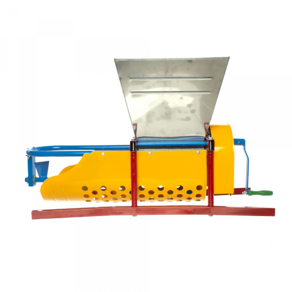 Zdrobitor si Desciorchinator manual Micul Fermier, cuva de INOX, productie 300 KG/H, GF-1437 [34]